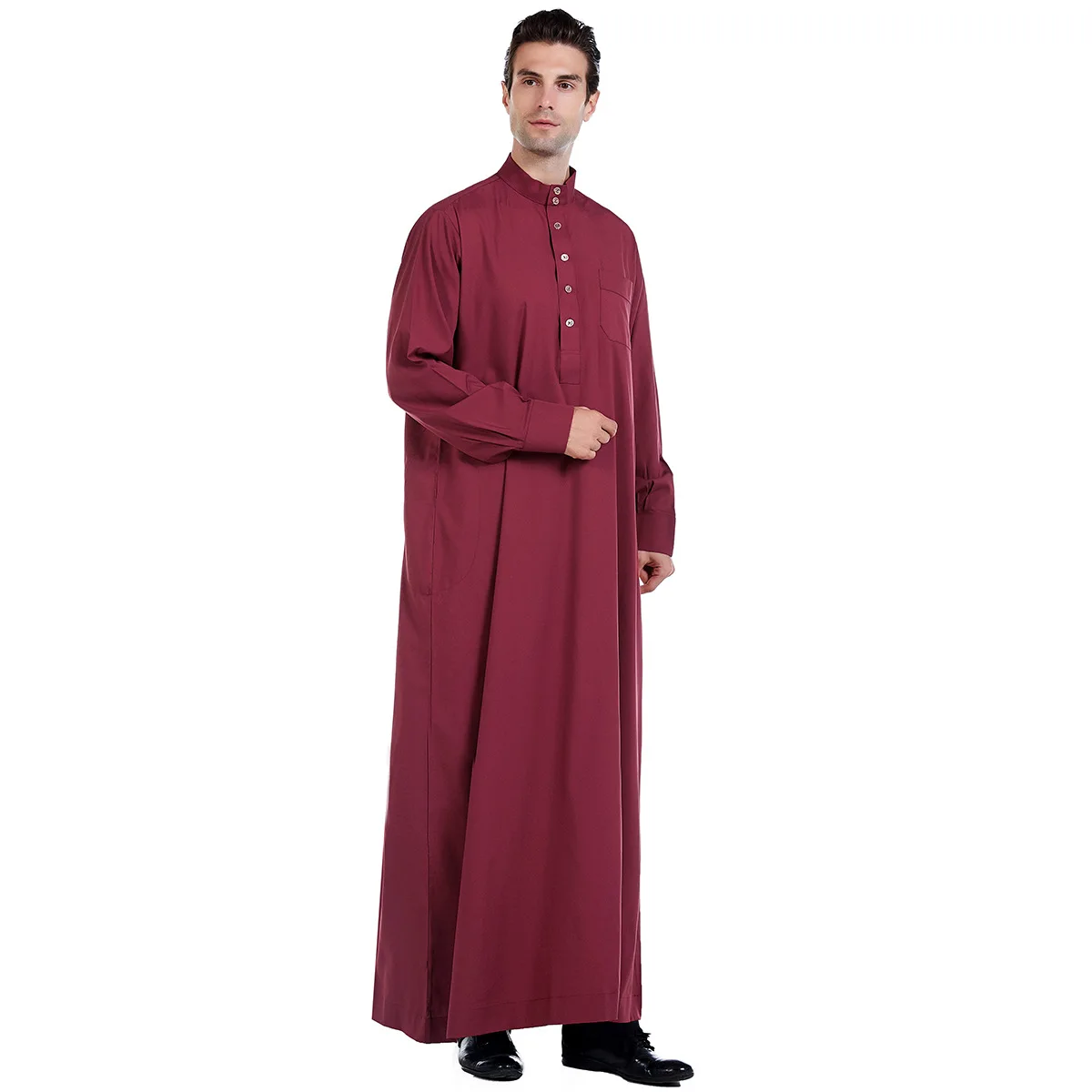 Dubia High Quality Abaya Turkish Store Clothes Men Clothing Europe and America Popular White Abaya Man Ropa Para Hombre Arabe