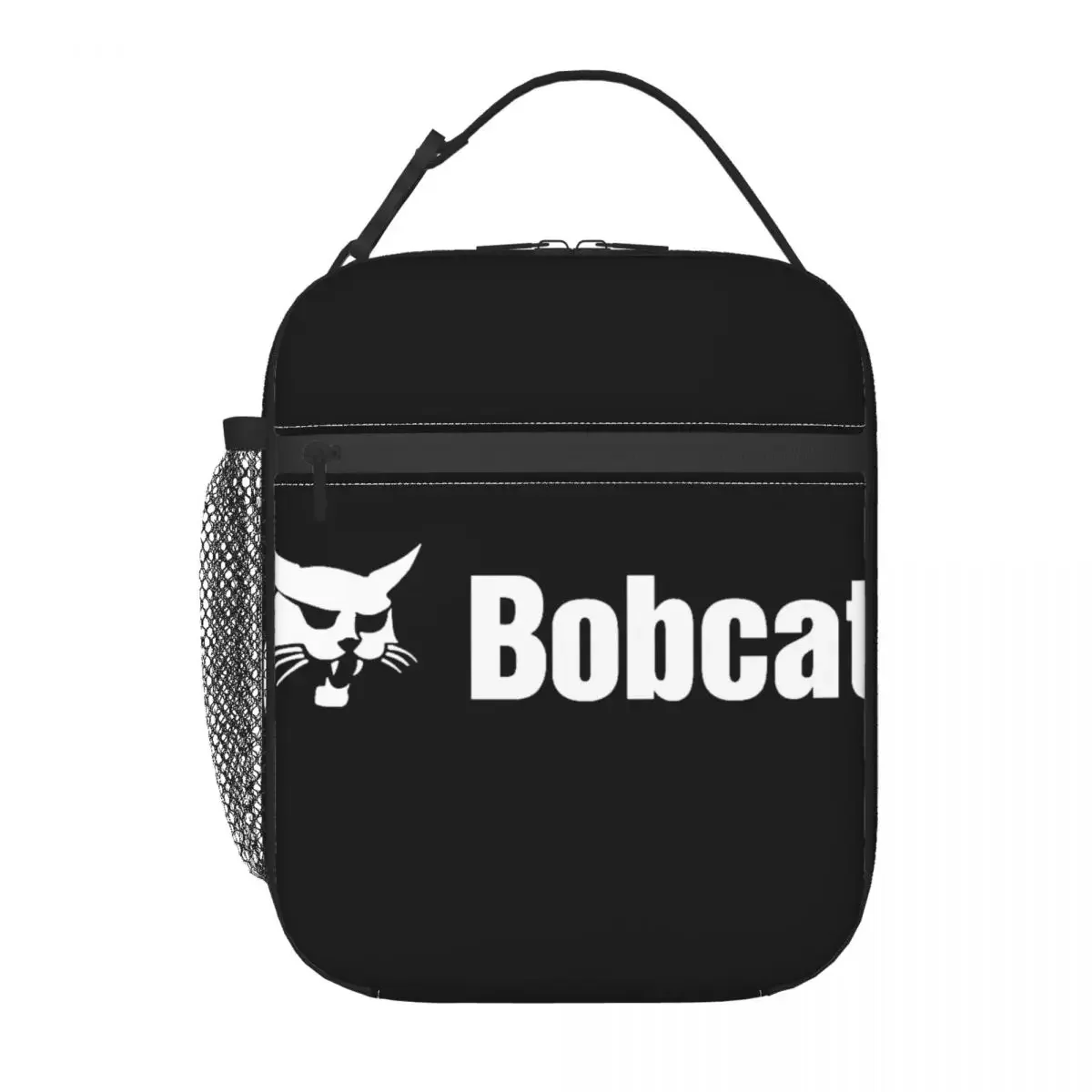 Insulated Lunch Bag Bobcat Logo Lunch Box Tote Food Handbag