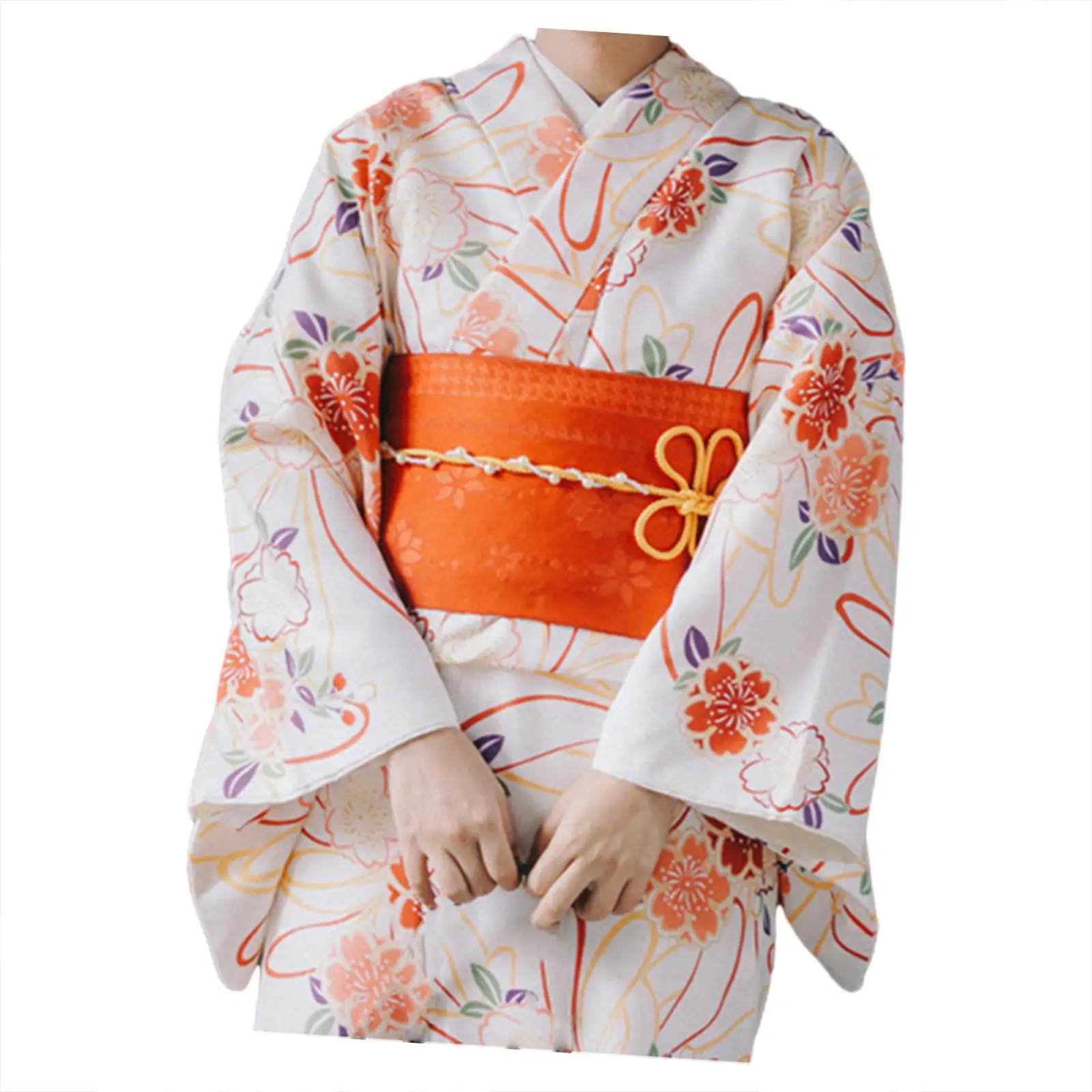 Women's Japanese Kimono Japanese Bathrobe Comfortable Sleepwear for Valentine Fancy Dress Stage Performance Halloween Festival