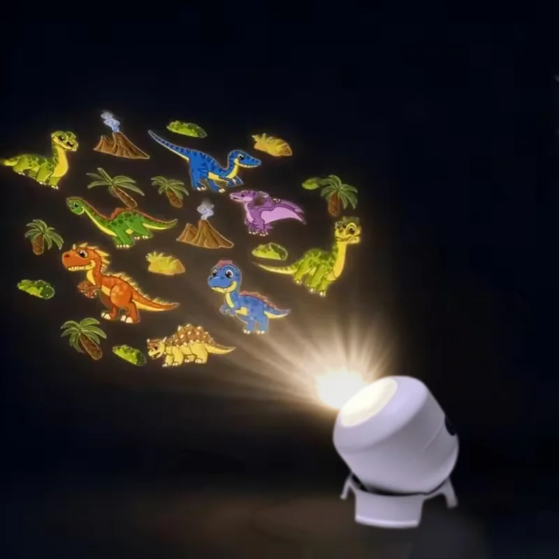 Multiple Themed Dynamic Projection Portable & Lightweight Lamp 360° Rotation For Light Bedroom Living Room Birthday Parties Gift