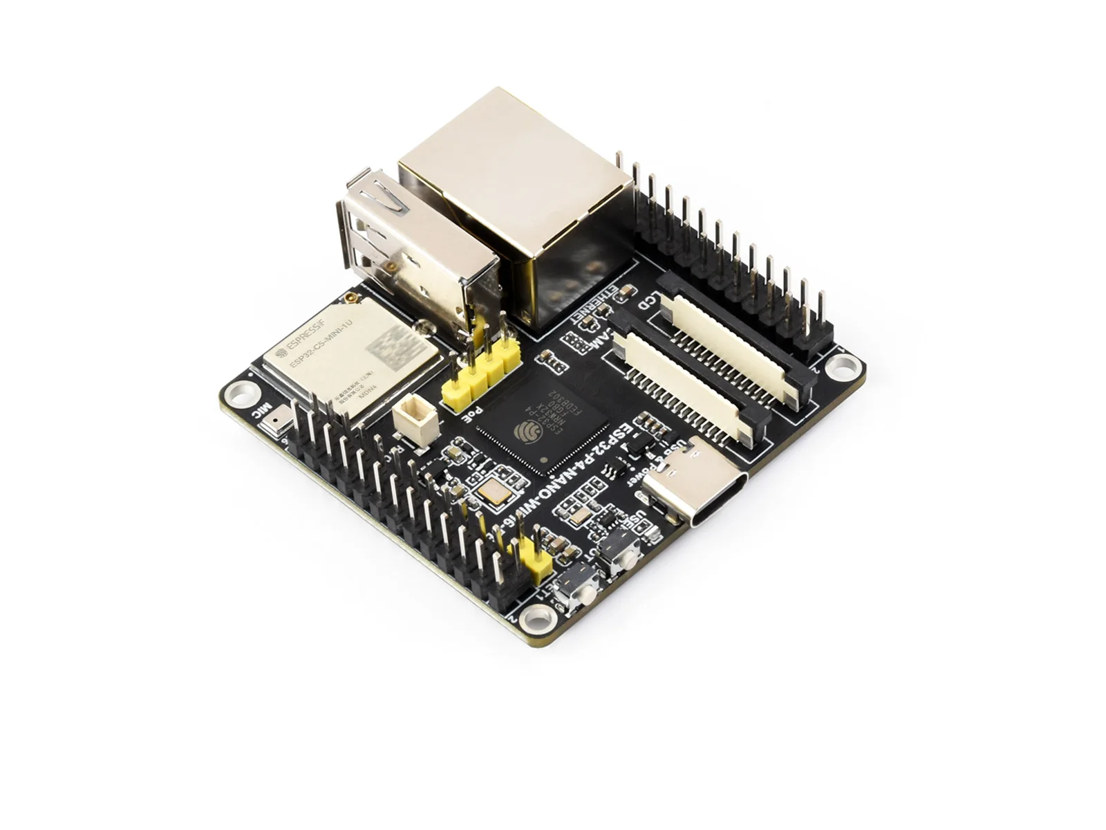 Waveshare ESP32-P4-NANO-WIFI6-DB development board RISC-V dual core 400MHz+single core 40MHz dual band Wi Fi 6 and BLE 5