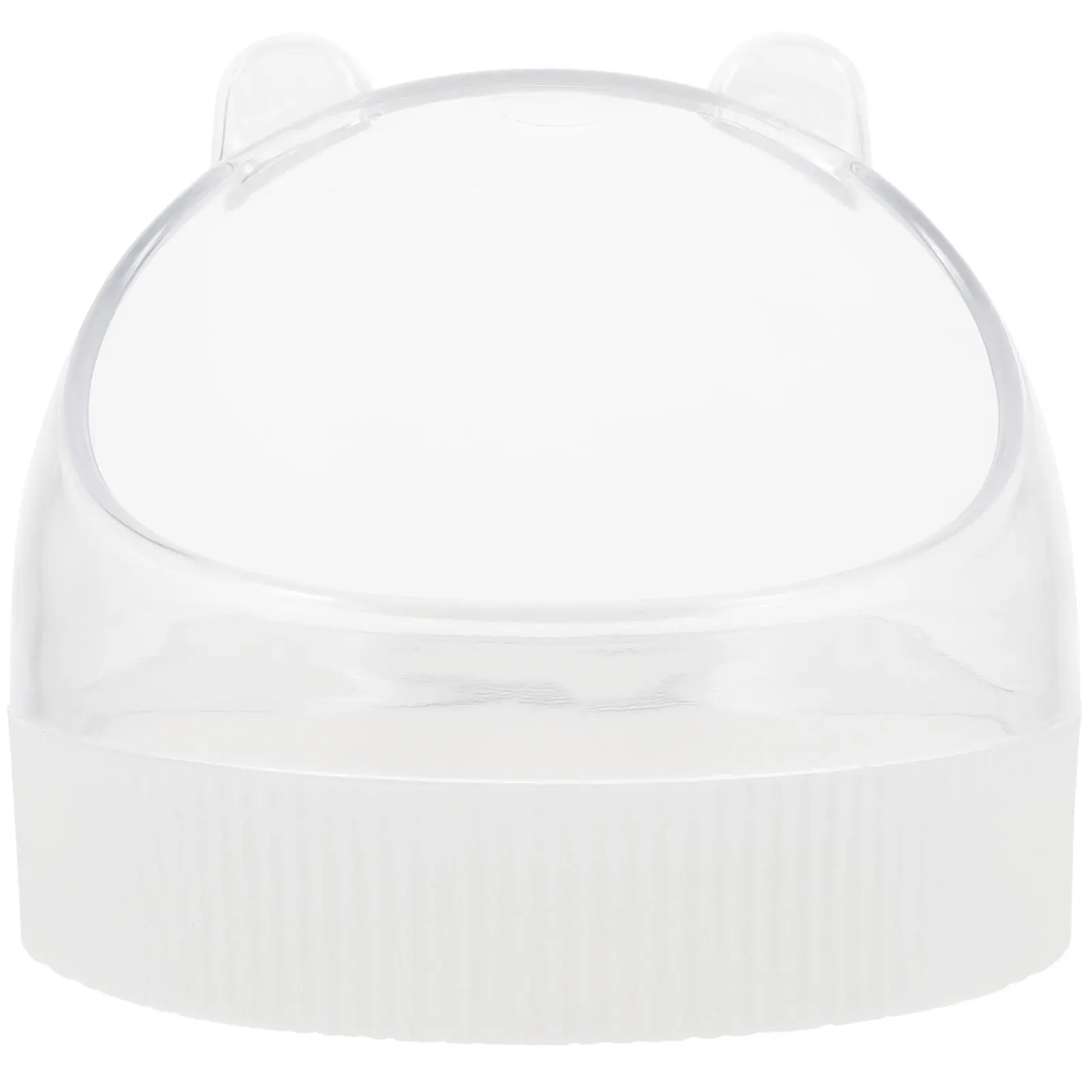 Acrylic Hamster Food Bowl Small Animal Feeding Dish Easy Wash Safe Material Rabbit Chinchilla Cage Pet Accessory Water Bowl view 4