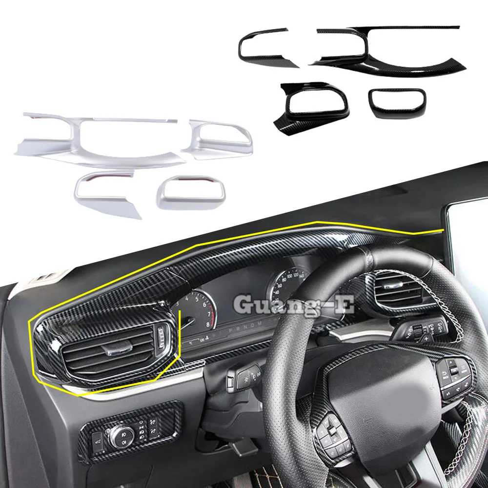 

Styling Cover Frame Trim Air Conditioning Condition Outlet Vent Stick 4PCs For Ford Explorer U625 2019 2020 2021 2022 2023 2024