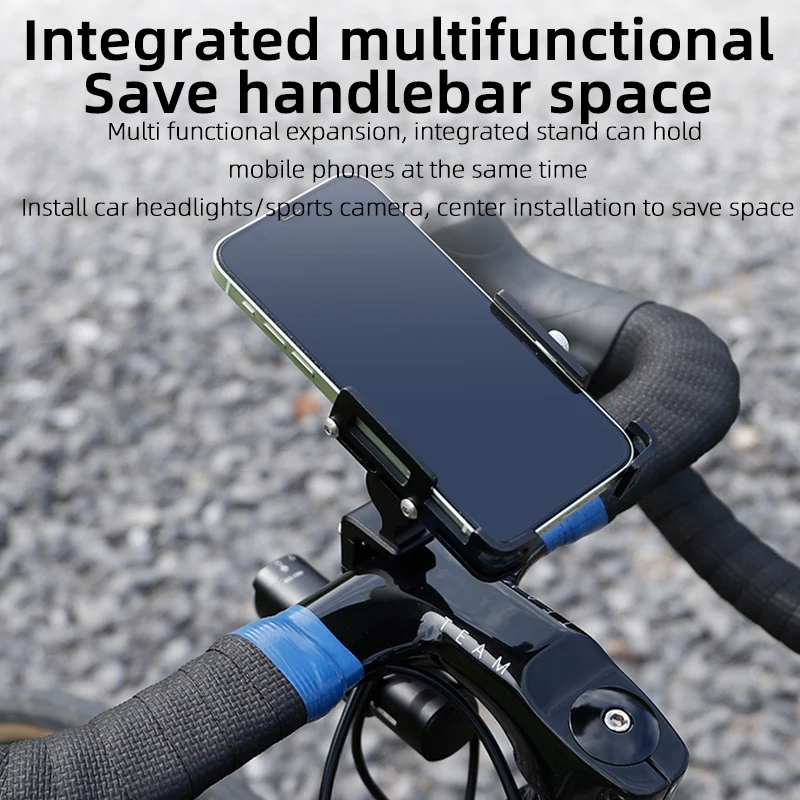 GUB Stable Bicycle Phone Holder for E-bike Motorcycle 360° Adjustable Road Bike Bracket 4.7-7.2 Inches Smart Cell Phone Stand