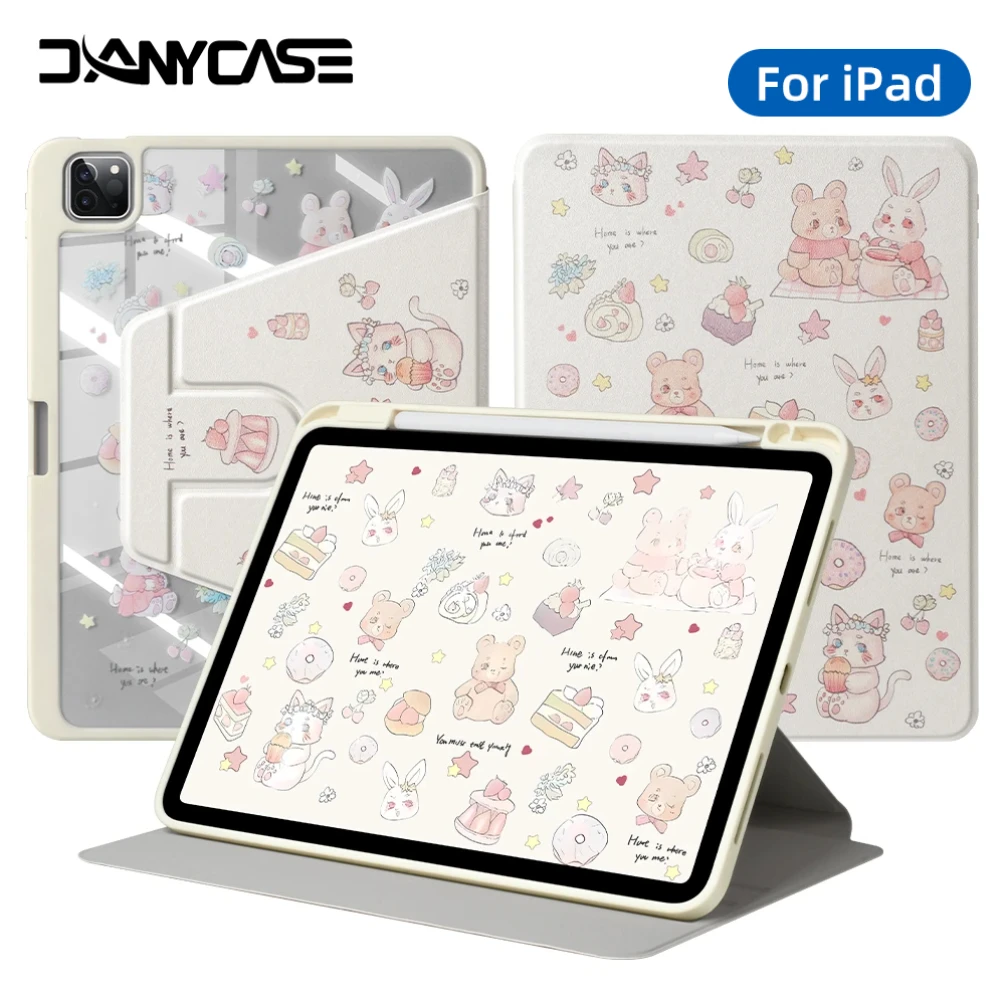 

For 2025 iPad Air 11 13 M3 M2 A16 2025 Air 4/5/6th iPad Pro11 13 M4 M5 12.9 iPad 10th Gen 7/8/9th 10.9 10.5 10.2 Mini 6 7 Case ﻿