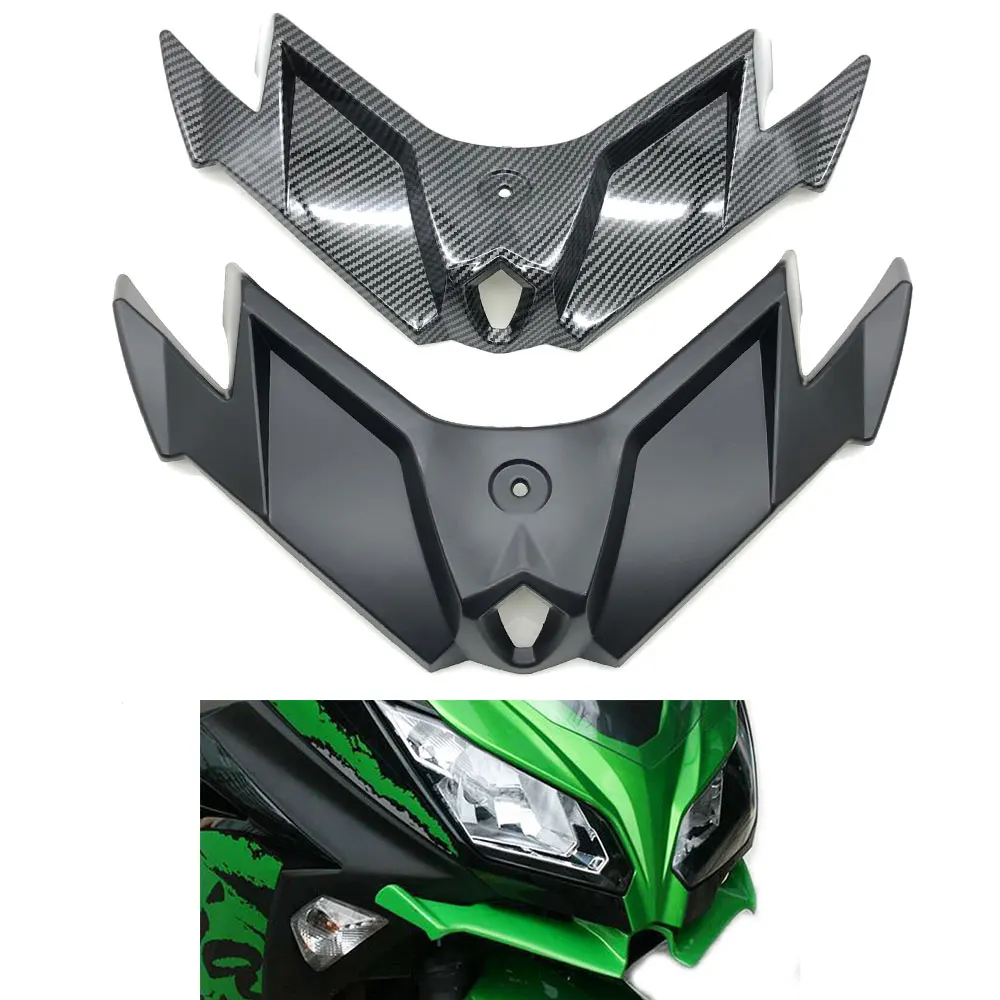

Motorcycle Fairing For KAWASAKI NINJA250/300 2013 - 2017 ABS Plastic Panel Decor Parts Front Aerodynamic Winglet Wing Cover