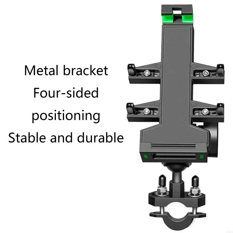 

G5GA A02 Universal Motorcycle Bike Holder Aluminum Riding Bracket GPS Mount Handlebar Side Mirror Stand