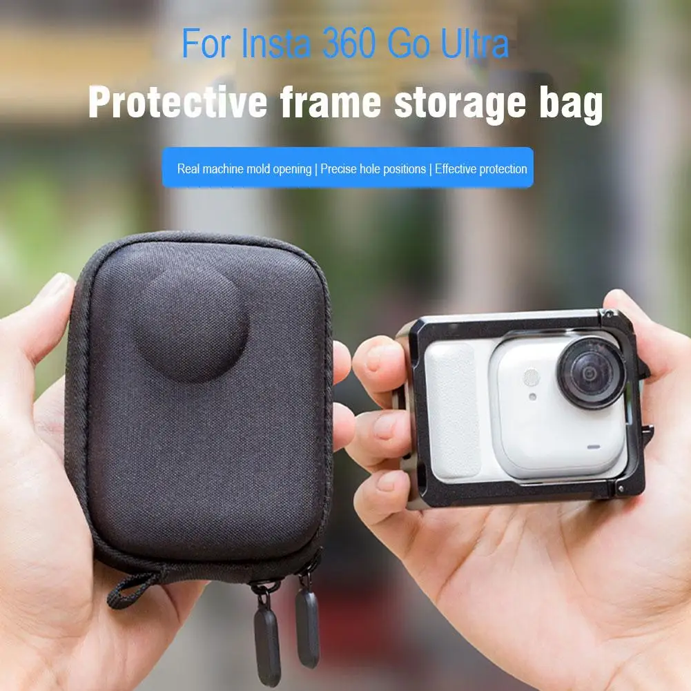 Für Insta360 Go Ultra Kaninchen Käfig Rahmen Lagerung Tasche Stoßdämpfende Anti-fallen Leichte Schutzhülle Tragbare Tasche Kamera Käfig