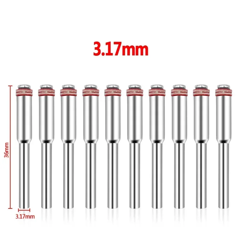 8Pcs Dremel Accessories 3mm Miniature Clamping Connecting Lever Polishing Wheel Mandrel Cutting Wheel Holder for Rotary Tool