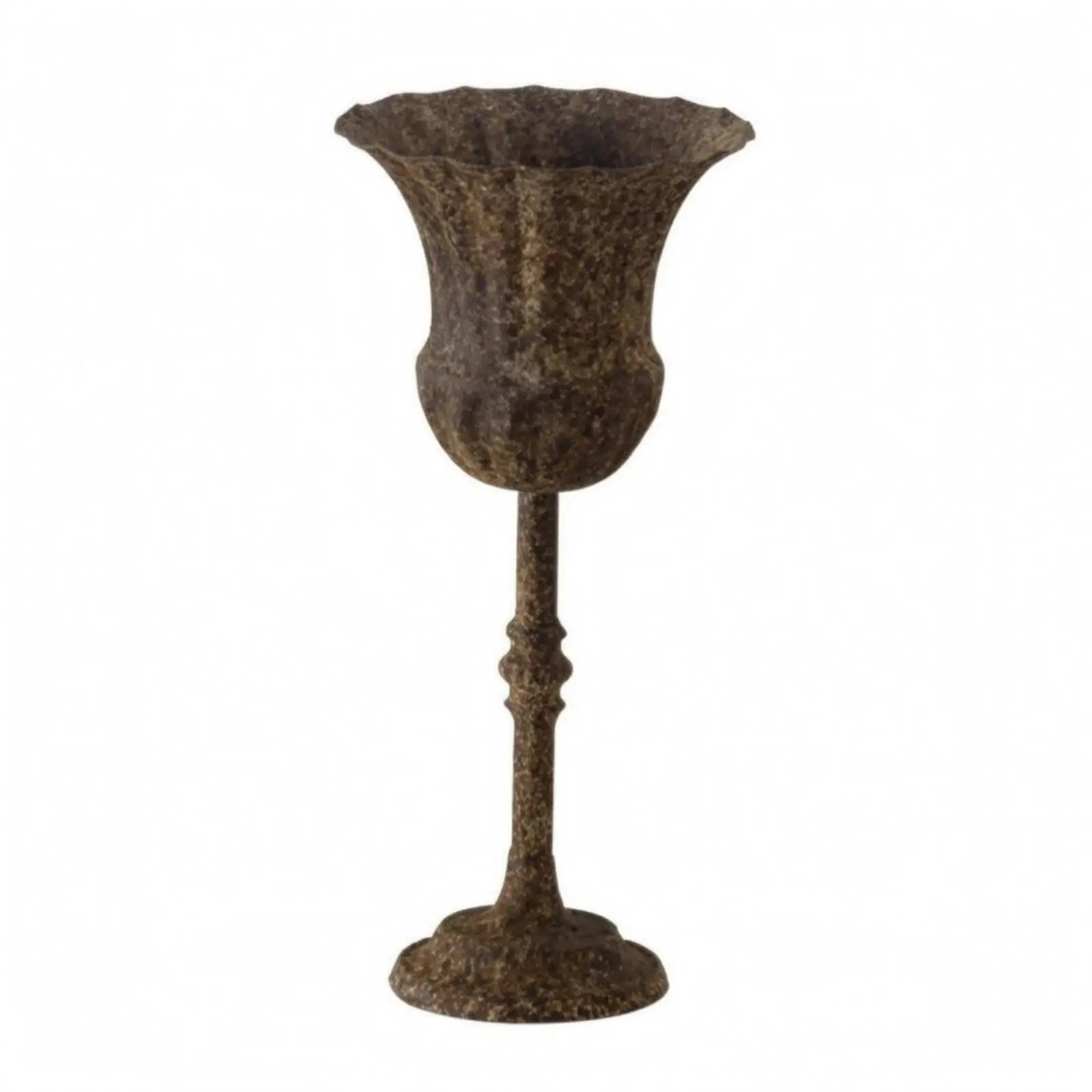 Chalice vase stand, pedestal vase holder, antique table decoration