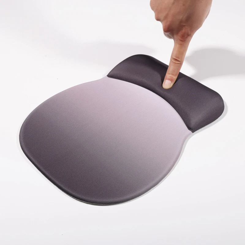 Office Desk Mouse Pad Desk Pad Wrist Guard Soft Comfortable Memory Cotton Rebound Non-Slip Mouse Pad Simple Laptop Mouse Pad image 2