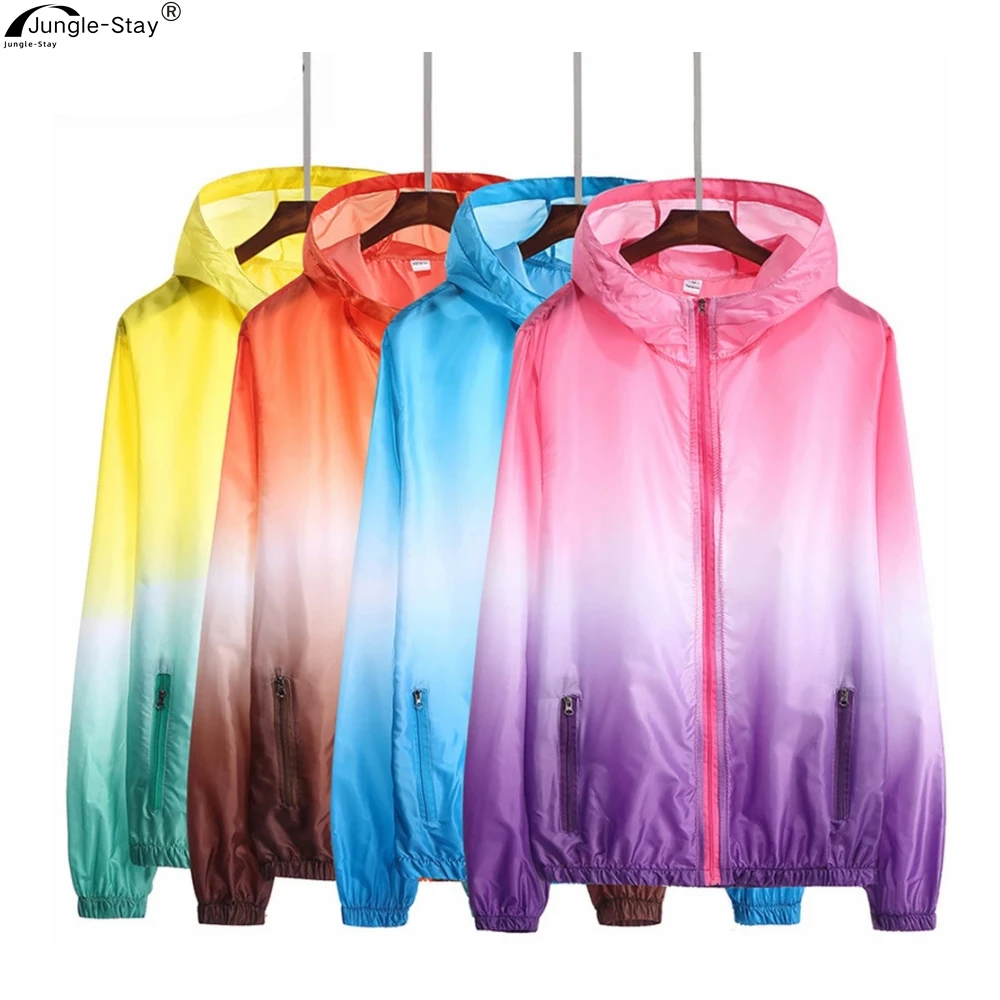 

Ultra Thin Summer Sun-Protective Cycling Jacket Waterproof Hooded Jacket Qucik-Drying Hiking Climbing Camping Jacket Coat