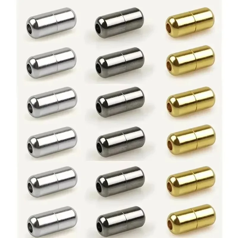 10-30pcs Shoelaces Semicircle Buckles Shoe Laces No Tie Buckle Connector Shoes Sneakers Shoelace Quick Lazy Metal Capsule Lock