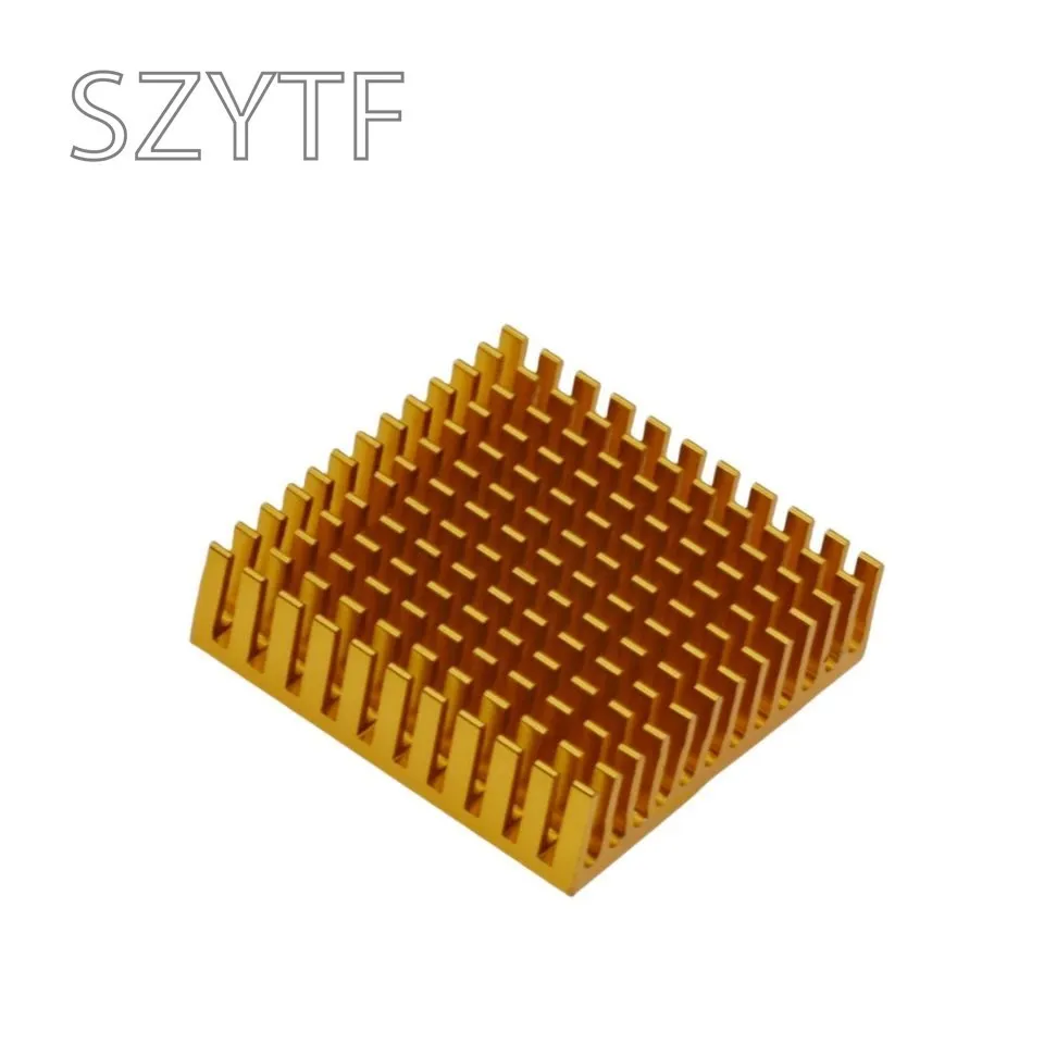 Heatsink Radiator Cooler Radiator Aluminum 40x40x11MM Gold Slot High Performance Heat Sink For MK7 MK8 3D Printers