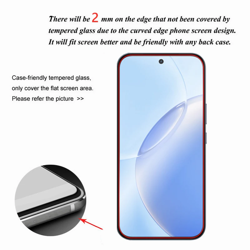 Für Realme 16 Pro 5G Glas Vollkleber Transparenter Displayschutz Für Realme 16 Panzerglas Für Realme 16 Pro Objektivfolie – Detail 4
