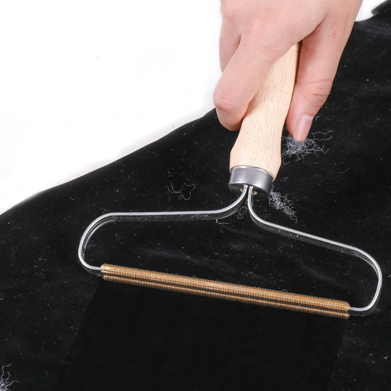 Double-Side Lint Remover Portable Pet Hair Remover Brush Manual Fluff Remover Clothes Fuzz Fabric Shaver Carpet Clothes Brush