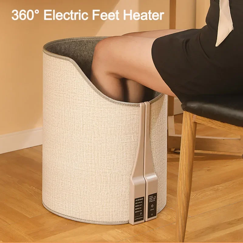 Electric Heater Foot Warmer Heating Pad Folding Portable Heater Adjustable Leg Warmer Winter Cushion Office Home Comfortable