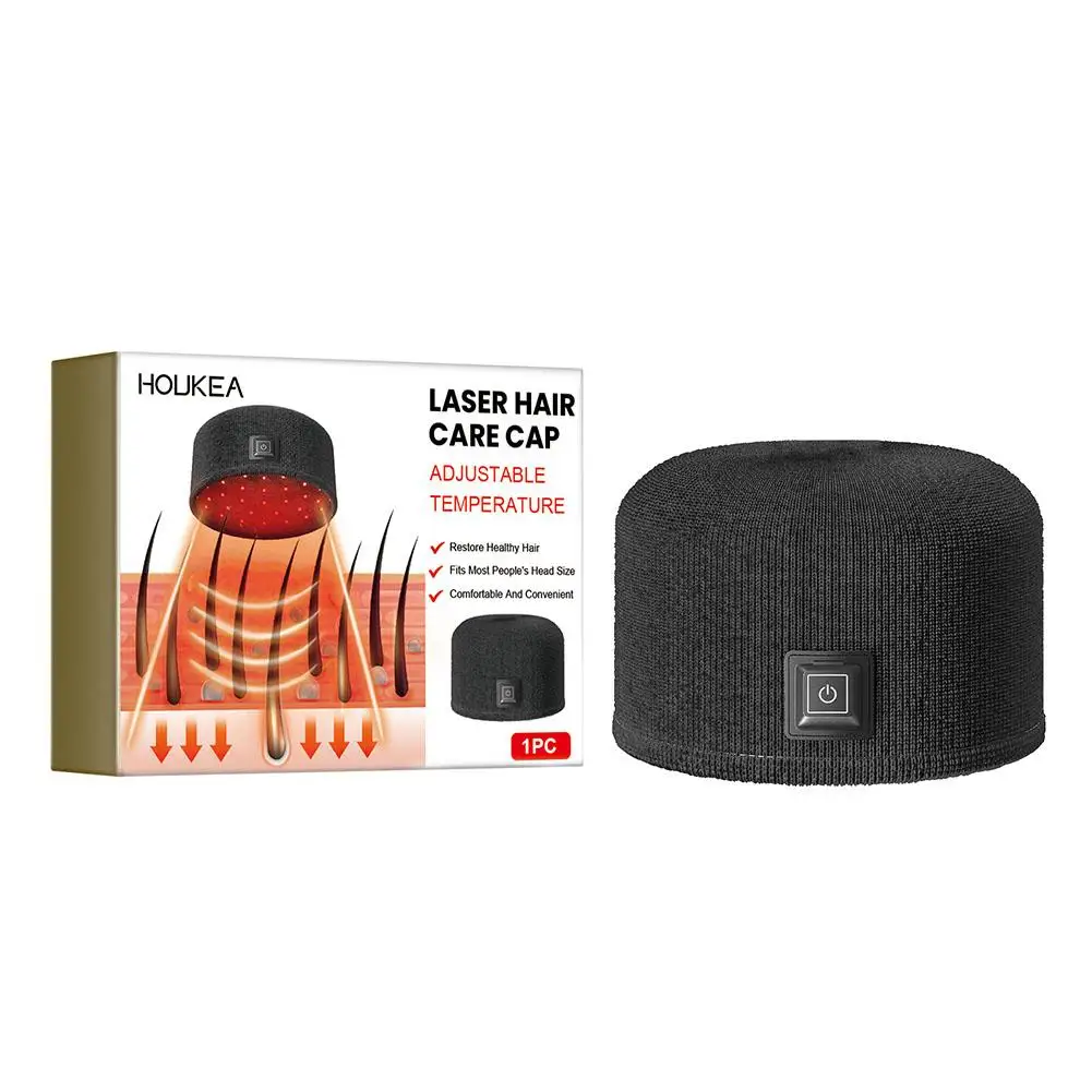 Cor pura Cap Cabelo Infravermelho, Anti-Hair Loss Improvement Loss Hat, Capacete Laser Depressi, 3 Tratamento Cor, O0N5