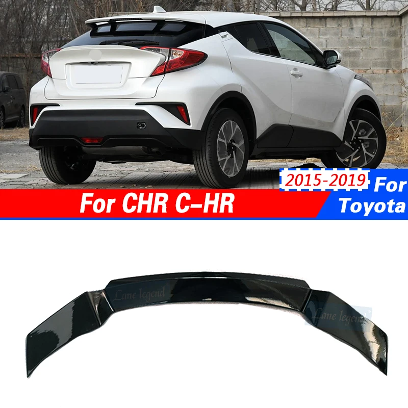 Boot Lip Rear Trunk Spoiler Wing Air Deflector Splitter Body Kit Modified Tuning Accessories Trim For TOYOTA CHR C-HR 2015-2019