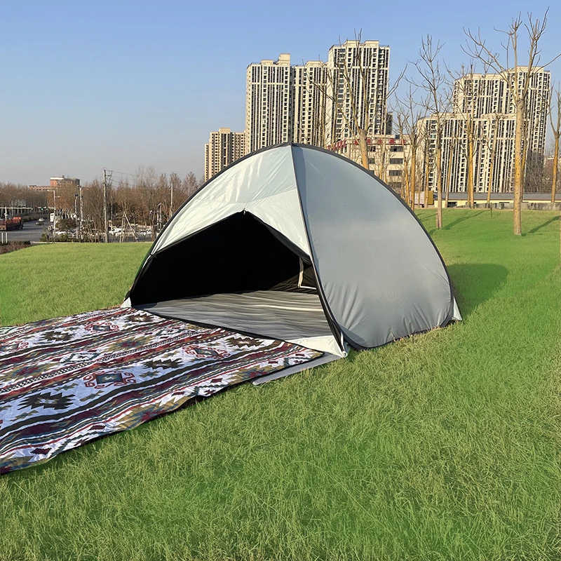 

Wholesale Outdoor Park Portable Sun Shade Double UV-resistant Automatic Portable Pop up Beach Lightweight Tent Camping Tent
