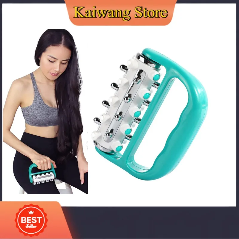 

Ручной массажный ролик, лимфодренажный массажер от целлюлита, зеленый, инструмент для массажа фасциальных тканей для шеи, бедер, ног