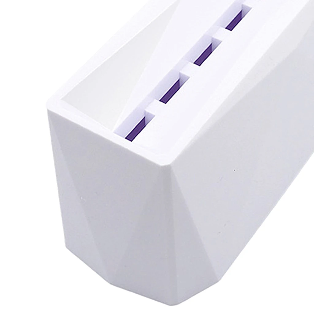 속눈썹 연장 용품을 위한 내구성 있는 6홀 핀셋 보관 랙 정리함