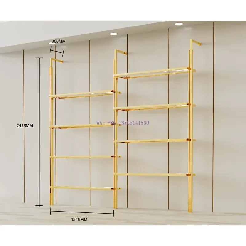 for Commercial Shelving and Industrial Racking Solutions Adjustable Height Rectangular Stainless Steel Tubing hang Rail