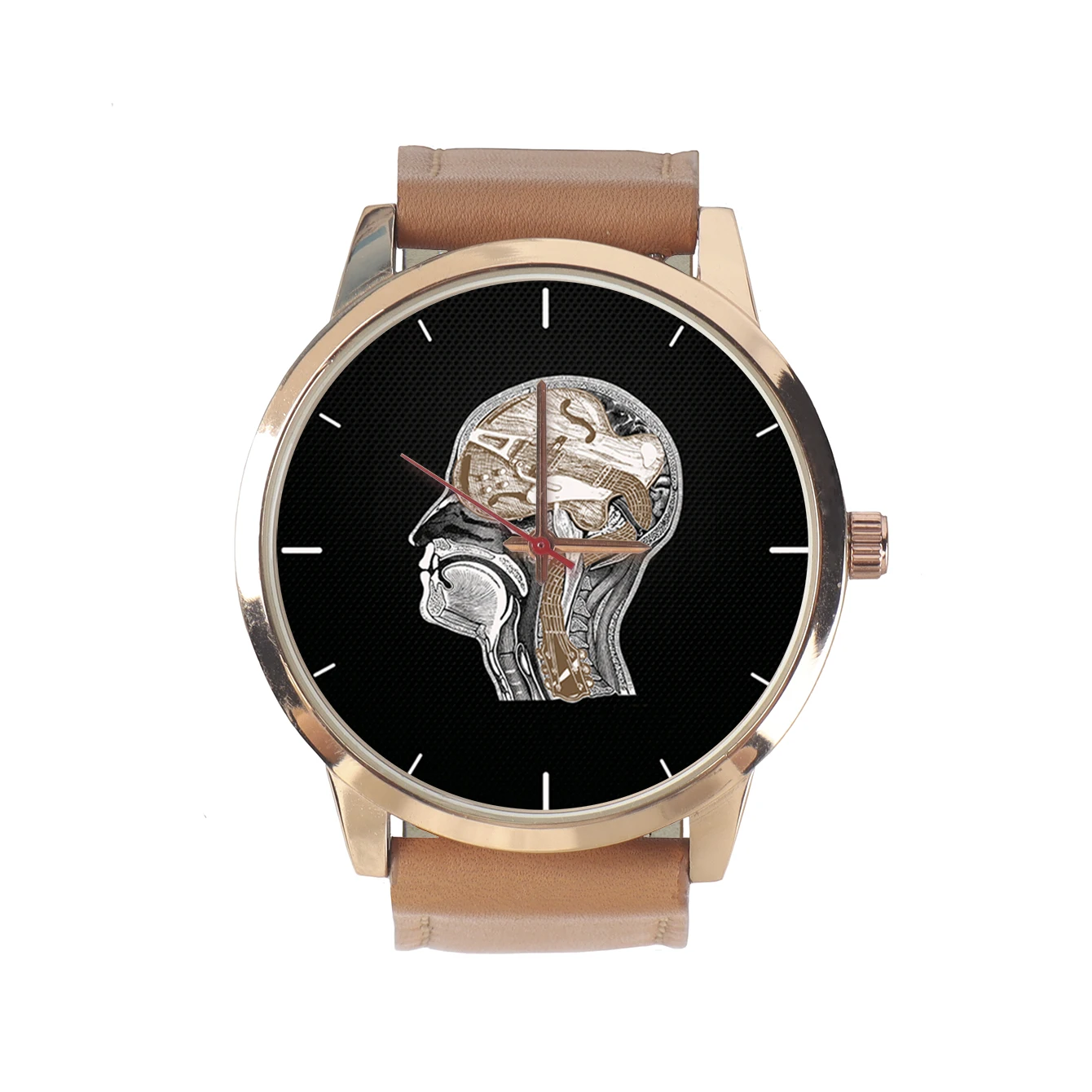 Personality Male Watch Men's Watch  Independent Design Cool Casual Style Unique Guitar New in Men's Watches Brain