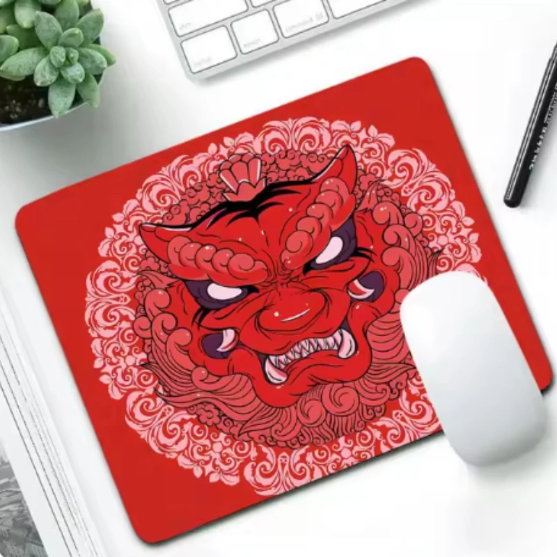 Chinese Dragon Small Mouse Mat Natural Rubber Anti Slip Easy To Clean For PC Laptop Desktop Gaming Accessories Office Desk Pad