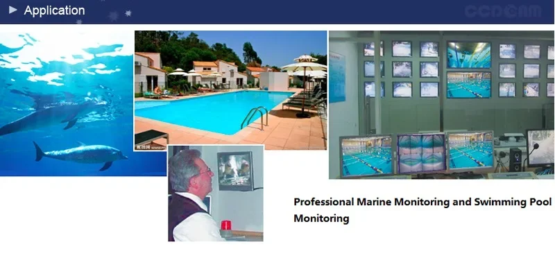 Hot selling 2mp 1920x1080 underwater camera fishing with 100m max deep water