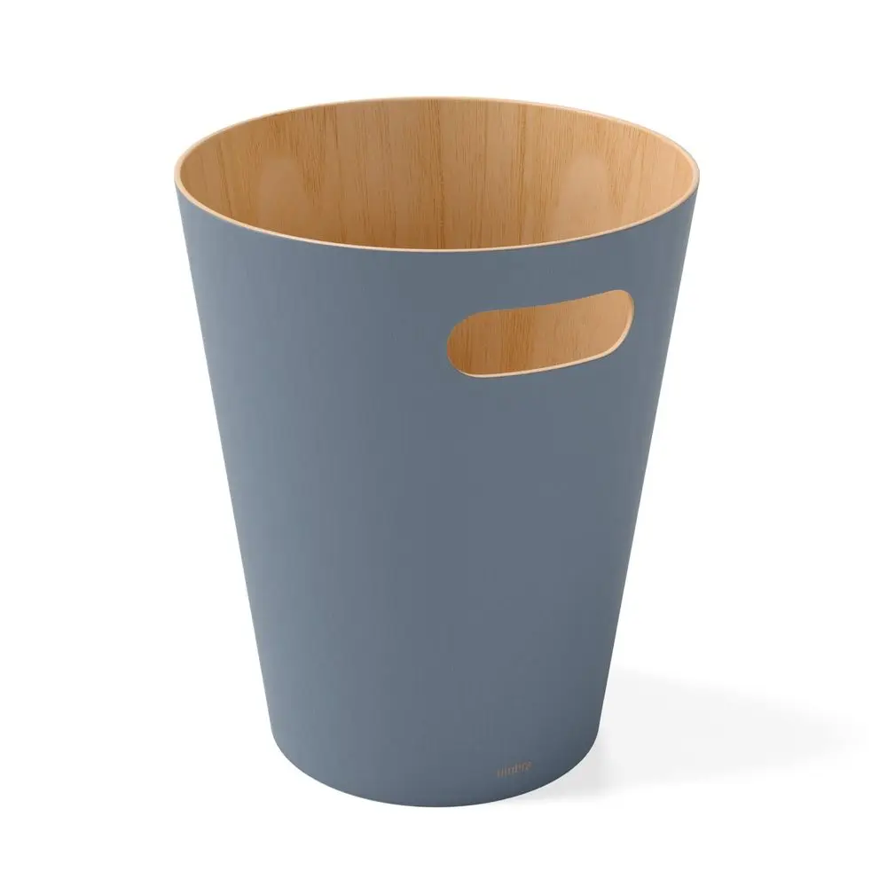 

Мусорное ведро Woodrow 2Gallon Modern из дерева, стильный контейнер для мусора или вторсырья, подходит для дома или офиса, цвет сланец.