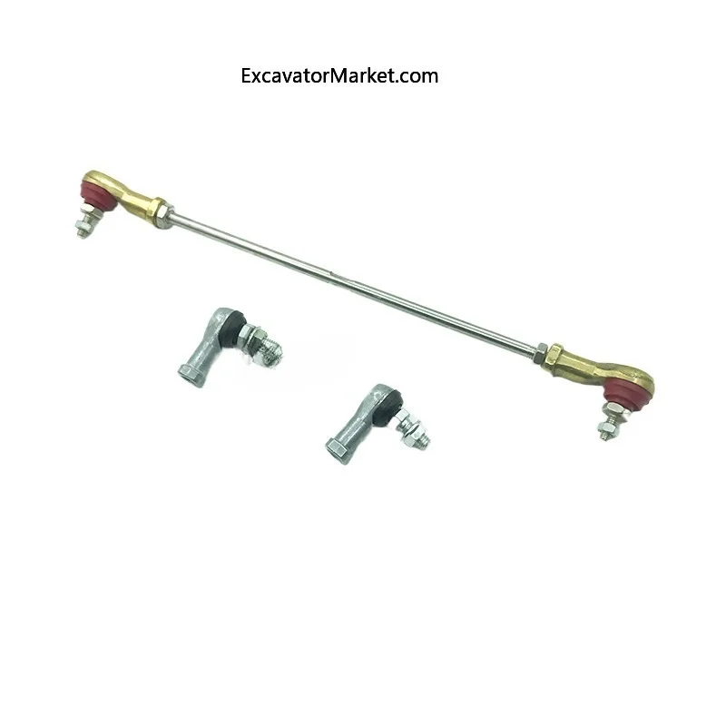 Excavator Spare For Kobelco Throttle Lever 120 220 210 230-6/6E Throttle pull rod push rod ball head Excavator Parts