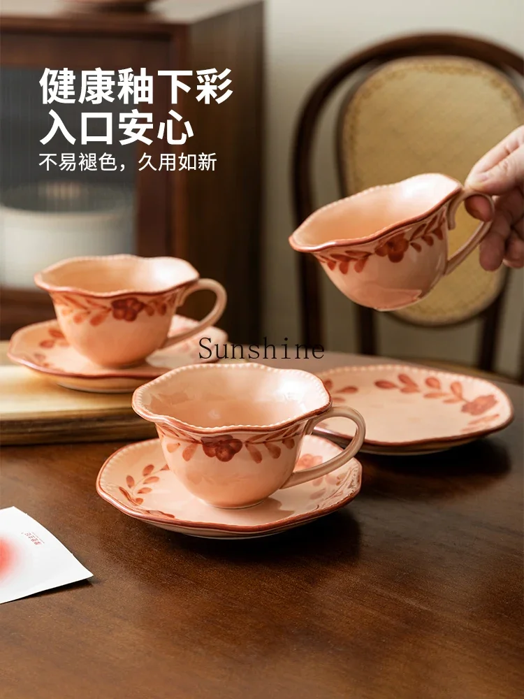 Coffee cup saucer high-end exquisite cup gift box