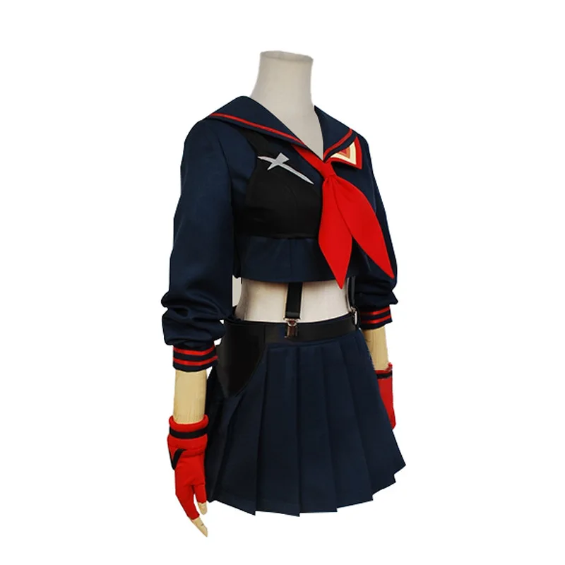 Kill La Kill Ryuko Matoi Cosplay Costume Anime JK Unifrom Short Shirt Sexy Kawaii Carnival Sailor Suit Full Outfit Set for Women