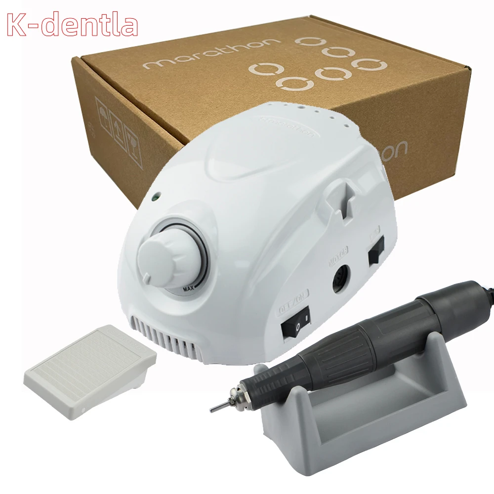 65W Dental Electric Polishing Machine Electric Nail Drill Micromotor Control Box 35000RPM Handle Dentist Equipment