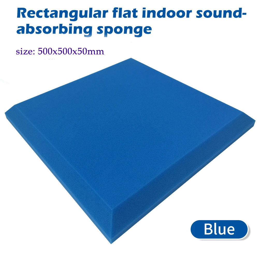 500x500x50mm Wall Soundproof Foam Sound Absorption Treatment Panel DIY Studio Acoustic Foam KTV Sound Wedge Protective Sponge