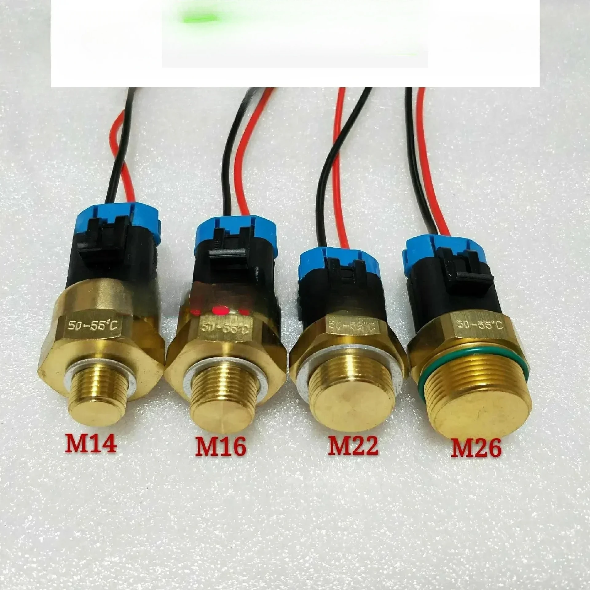 

Concrete tanker hydraulic oil radiator temperature control switch fan temperature sensing plug sensor