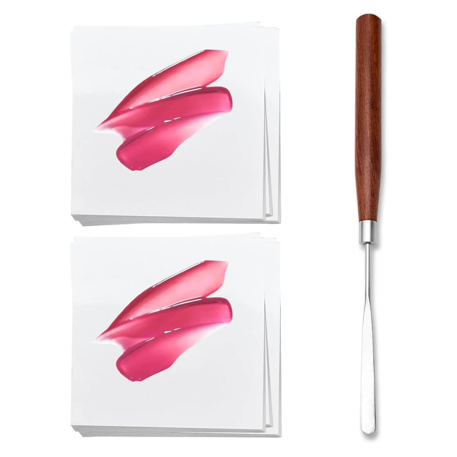 

100x Disposable Nail Polish Palette Paper, Nail Polish Mixing Plates, Nail Art Palettes for Gel Makeup, Home, Salon