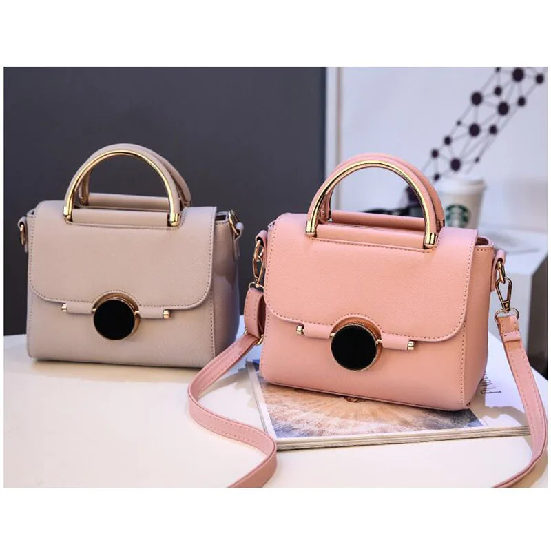 Women Handbag New Fashion Shoulder Bags For Lady Solid Totes Cute Shopping Messenger Bag Lock Black Red Color Hand Bags