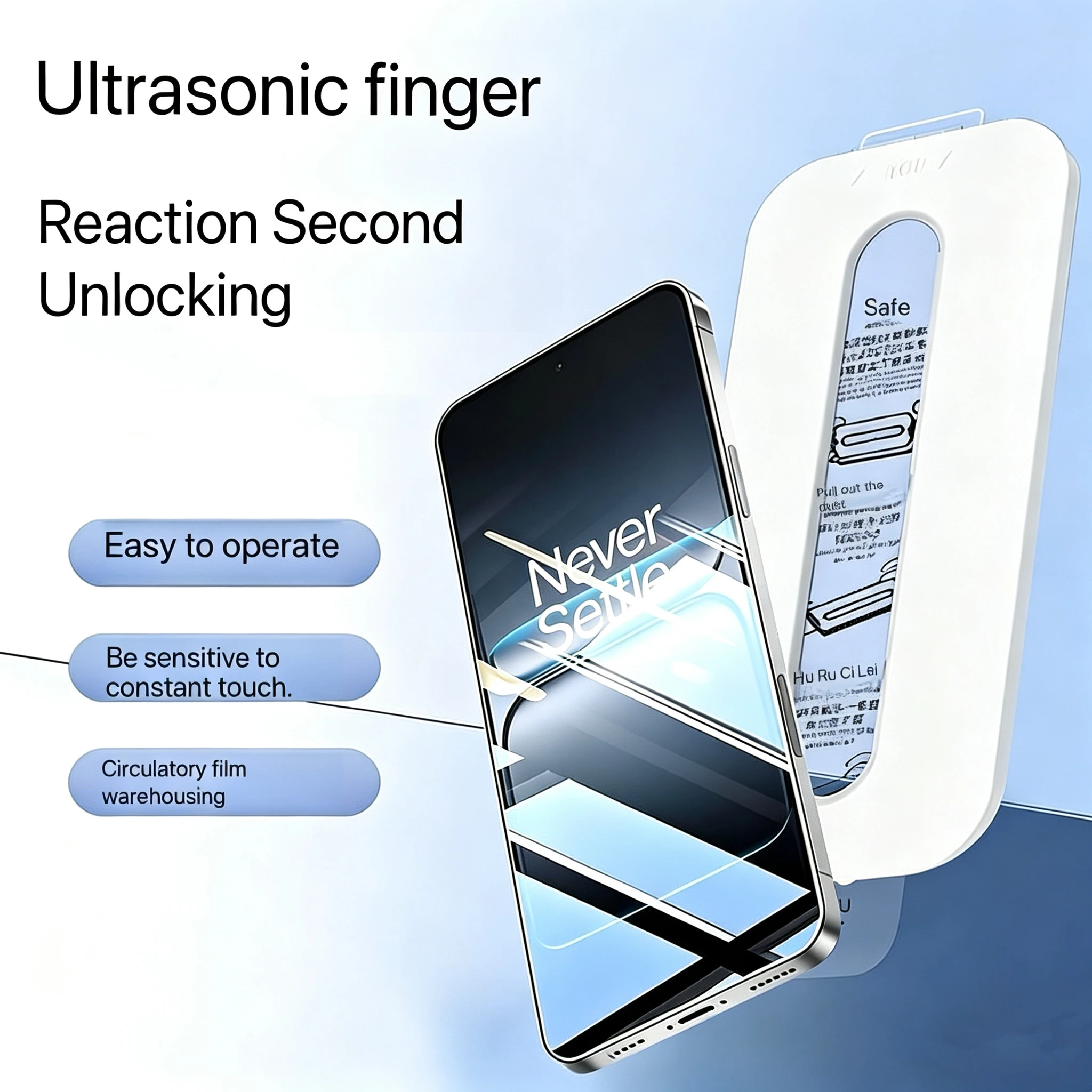 Vivo X200 - Protection d'écran à déverrouillage par empreinte