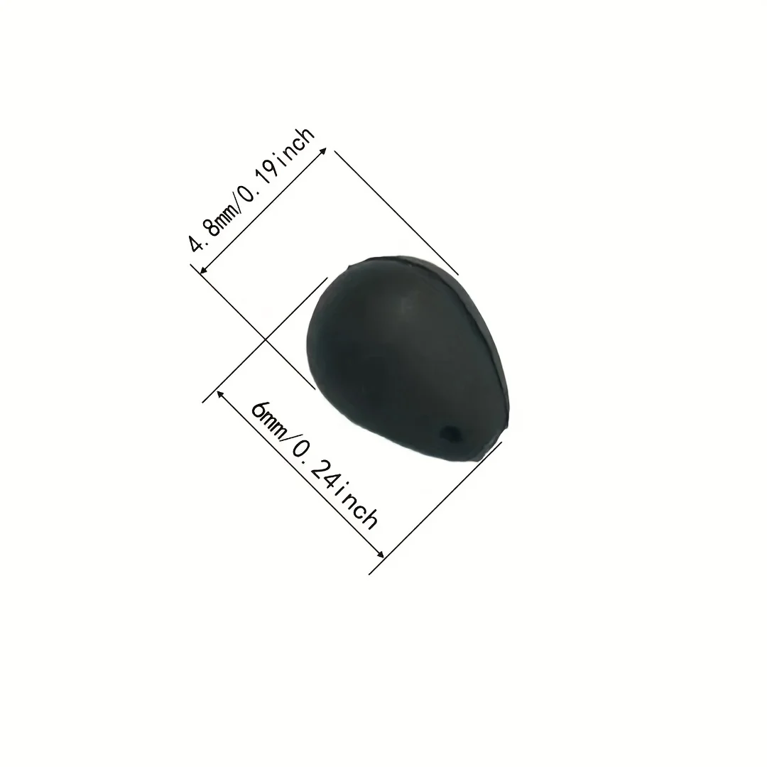 10 Stück Karpfenangelzubehör Downforce Wolfram-Schrottkugeln am Haken 0,42g – Detail 2
