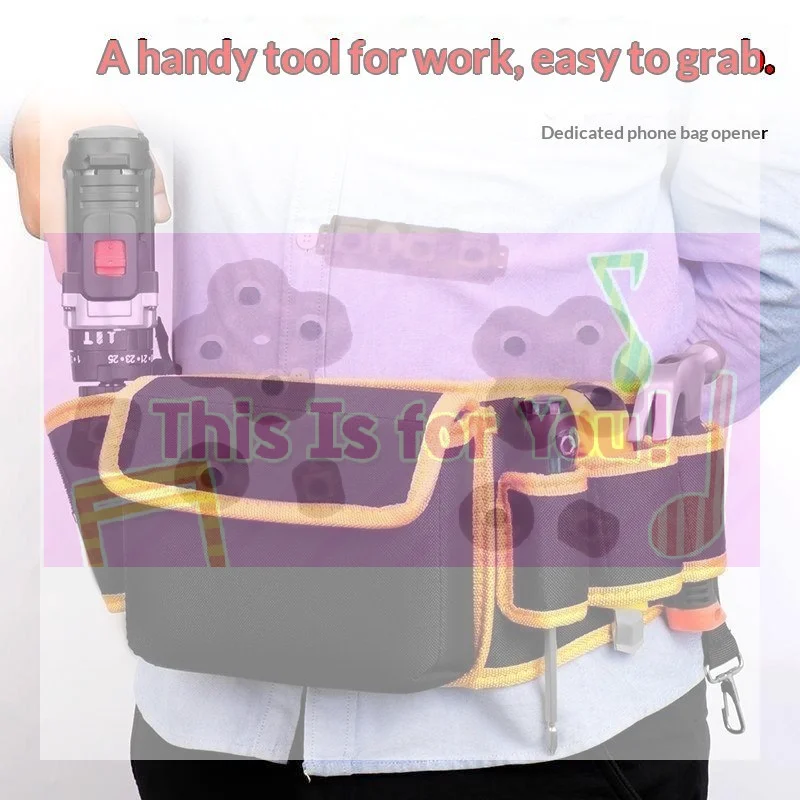 【ma】bolsa-de-cintura-para-ferramentas-pesadas-com-varios-bolsos-suporte-para-telefone-e-ganchos-para-eletricistas-carpinteiros-e-trabalhos-de-bricolagem
