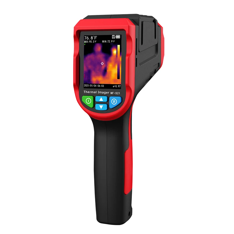 Noyafa Nf 521 draagbare infrarood warmtebeeldcamera 340x240 resolutie beeldvorming 1024 pixelsensor vloerverwarmingsdetector thermometer