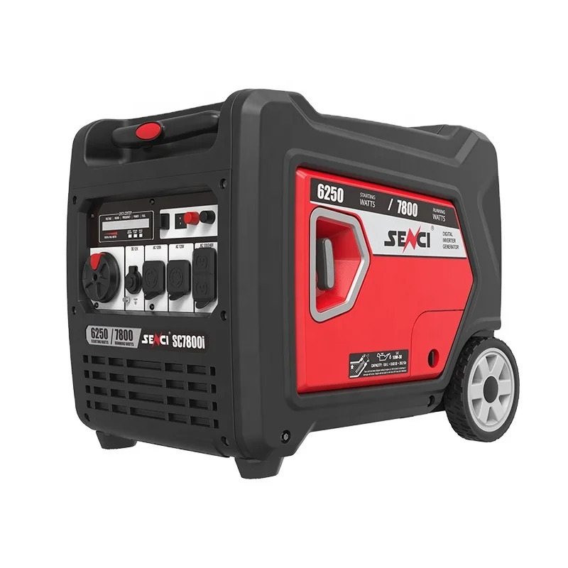 Chinese Senci Inverter Generator Portable 6.2 KW Power Chinese Gasoline Generator