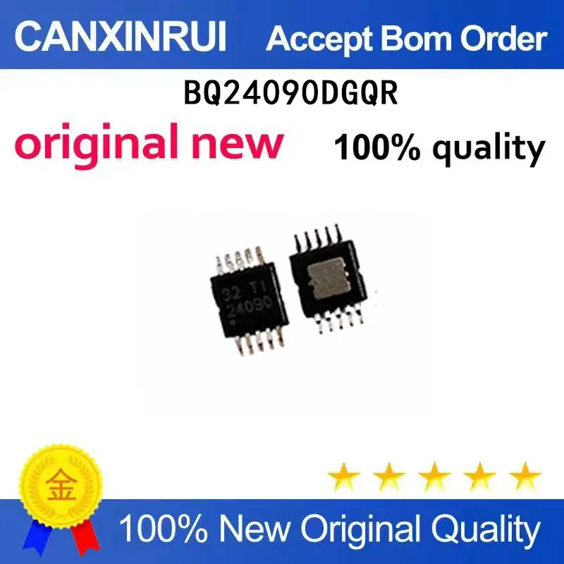 (5-100 Pieces)Brand new original BQ24090 BQ24090DGQR SMT MSOP10 battery power management chip