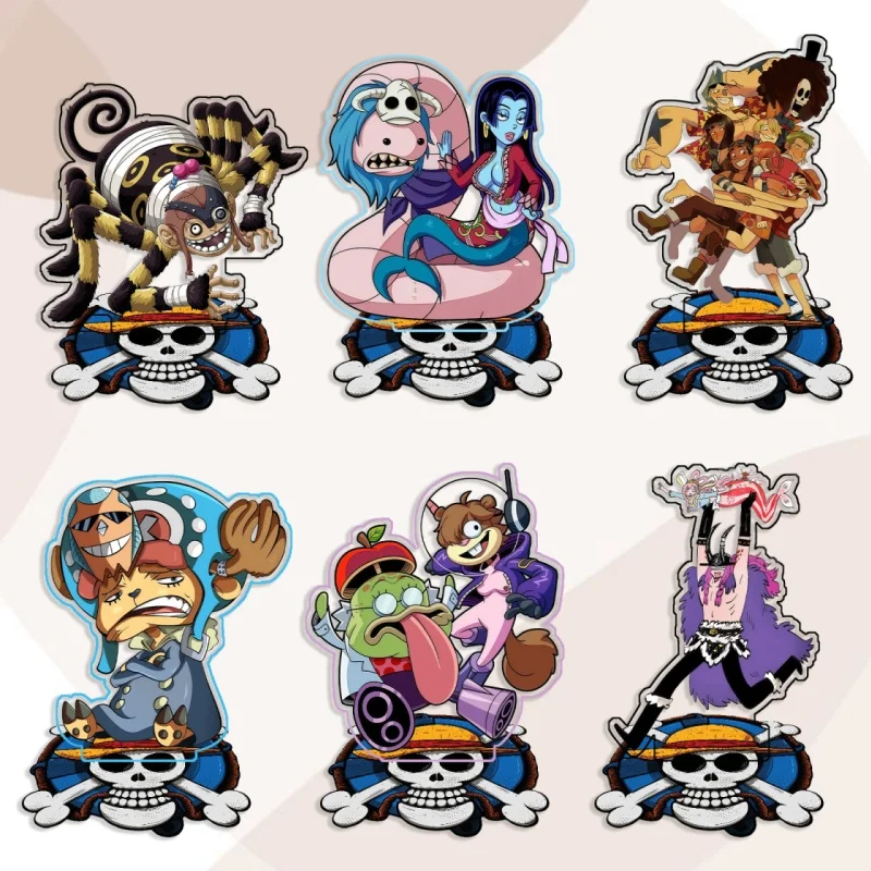 Standing Sign For OPCG OP Tararan Scylla Dr.Vegapunk Lilith Self Made Cartoon Anime Game Desktop Decoration Toy Fans Gift 15cm