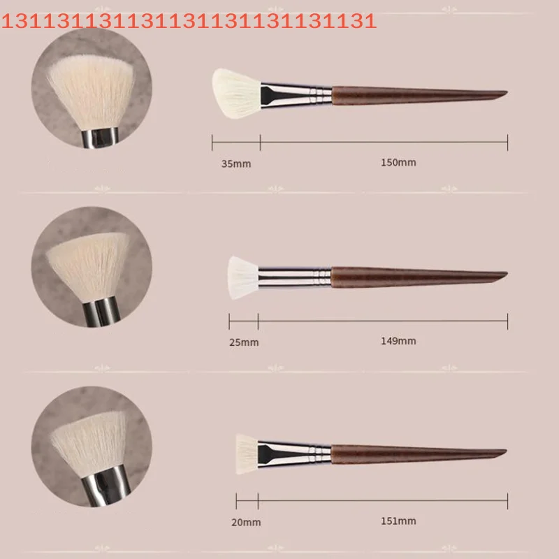 Soft Animal Hair Makeup Brush Set - Eyeshadow Lip Brush Beauty Tools Smudge Brush Single Complete Kit for Makeup Enthusiasts