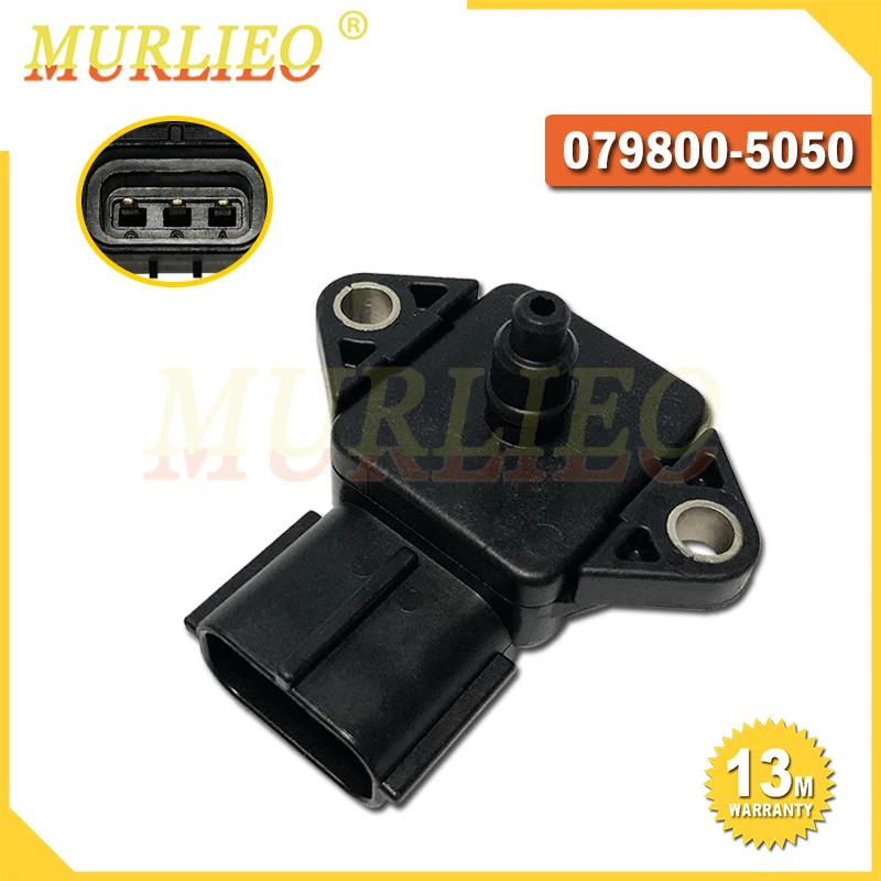 079800-5050 MAP Manifold Air Pressure Sensor 18590-79F00 For Suzuki K14 Swift 1.3 Changan Star 474 1859079F00 0798005050