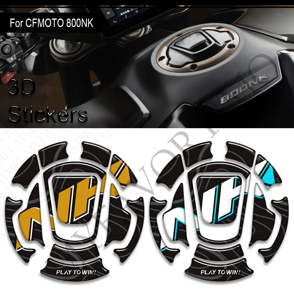 For CFMOTO 800NK 800 NK Motorcycle Tank Pad Side Grips Gas Fuel Oil Knee Protector Stickers Decals