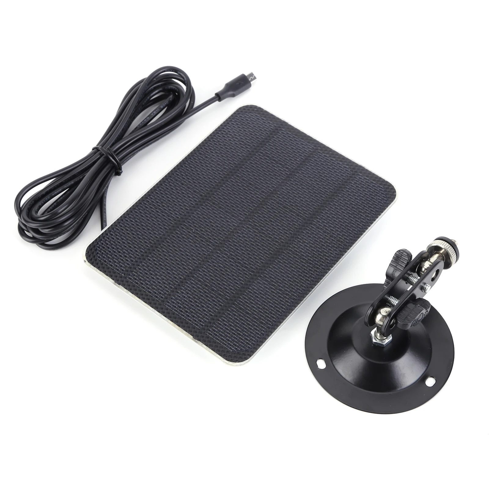 10W 5V Solar Cells Panel Charger Micro USB Type-C 2 in1 Charging Portable Solar Panels for Camera Security Wireless Doorbell